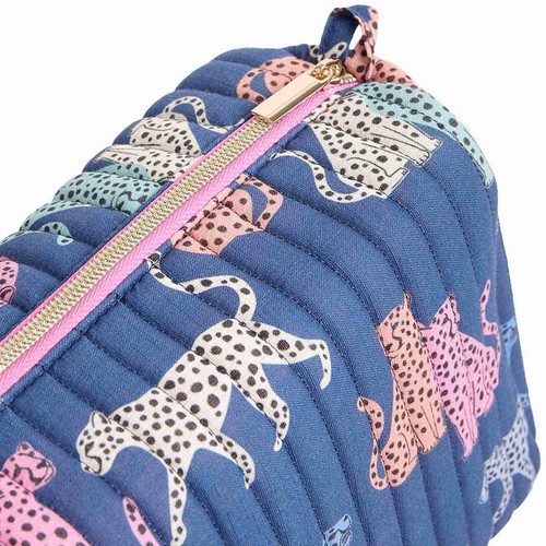 M&S Womens Large Quilted Wash Bag, One Size, Multi