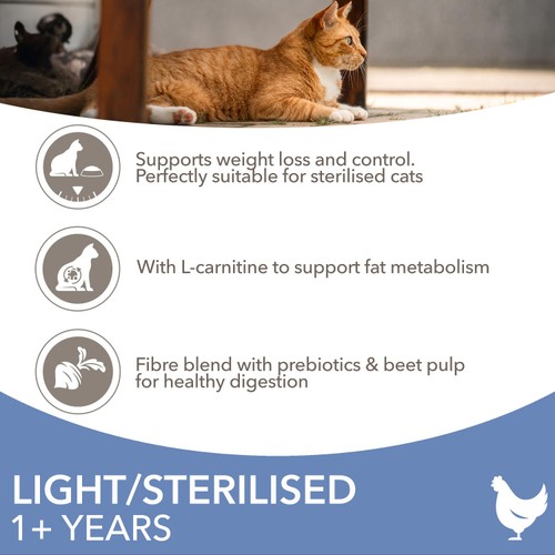 IAMS 1+ Years Light in Fat Dry Cat Food Chicken