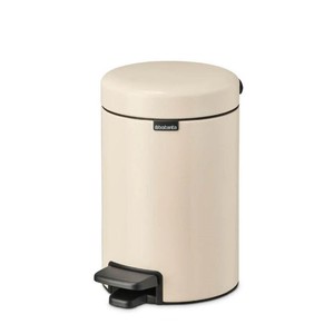 Brabantia NewIcon Pedal Bin, 5L - Soft Beige