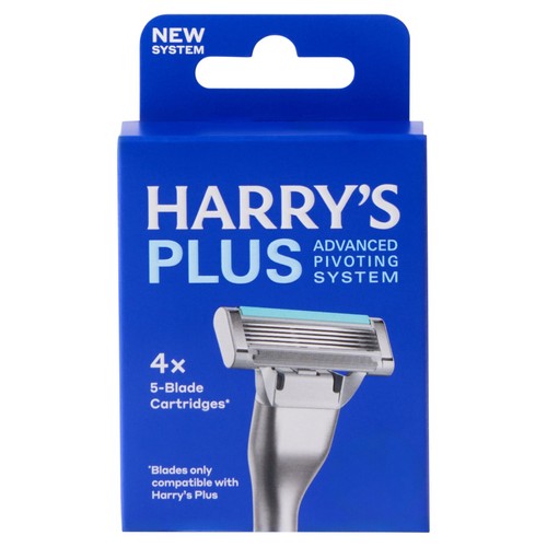 Harry's Plus Razor Blade Cartridges 4s