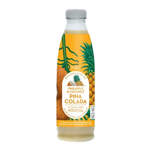 M&S Alcohol Free Pina Colada Juice