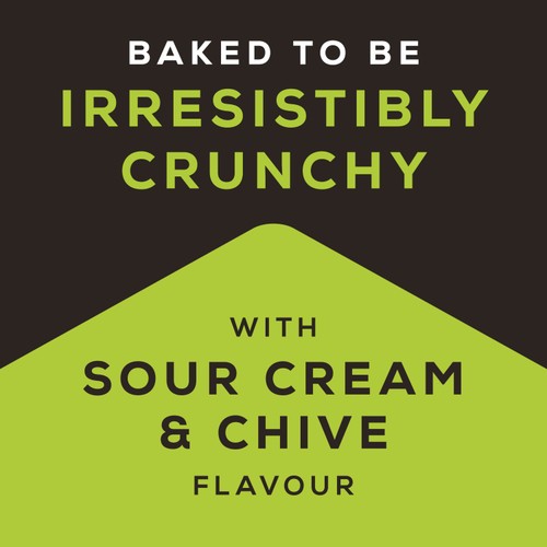 Jacob's Cracker Crisps Sour Cream & Chive Snacks Sharing Bag