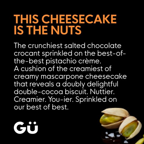 Gu Salted Pistachio Cheesecake Dessert