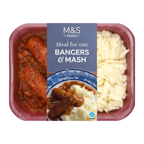 M&S Bangers & Mash with Onion Gravy
