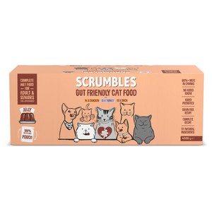 Scrumbles Grain Free Wet Cat Jelly Pouch Selection