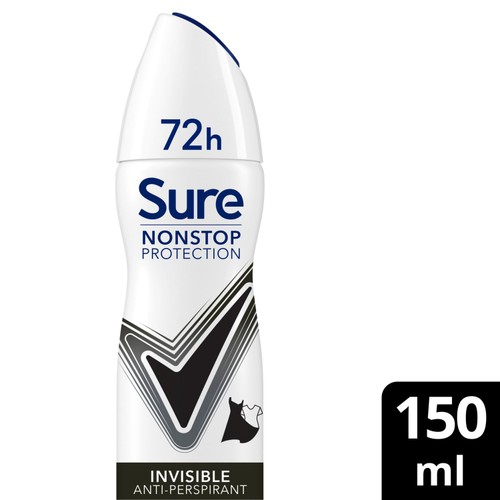 Sure Women 72hr Nonstop Protection Black & White Antiperspirant Deodorant