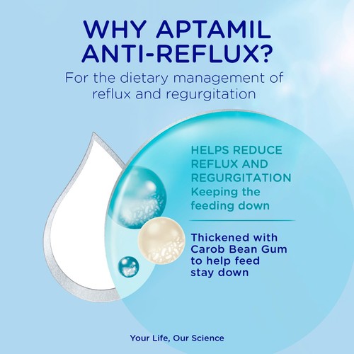 Aptamil Anti-Reflux Baby Milk Formula Powder From Birth Reflux