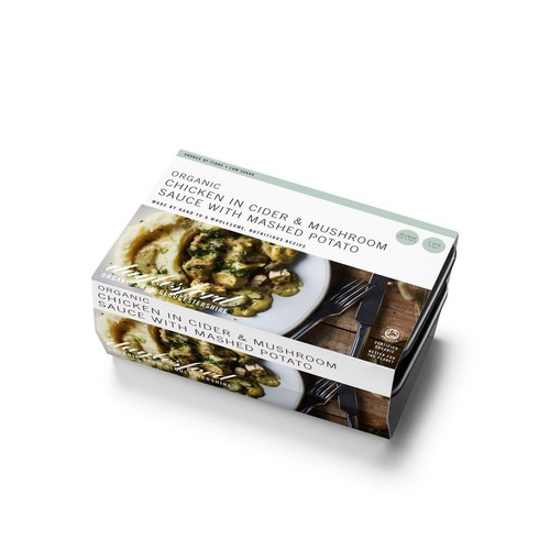 Daylesford Organic Chicken in Cider & Mushroom Sauce with Mashed Potato