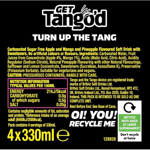 Tango Zero Sour Tropical 
