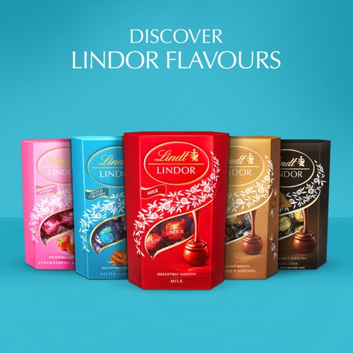 Lindt Lindor Salted Caramel Chocolate Truffles Box