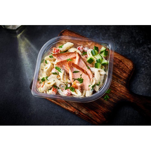 M&S Honey Roast Salmon Pasta Salad
