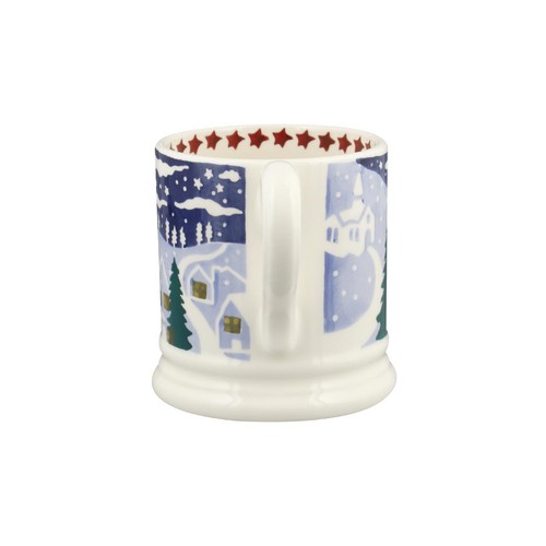Emma Bridgewater Christmas Icons Winter Village 1/2 Pint Mug