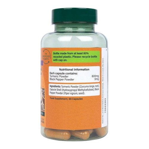 Holland & Barrett High Strength Turmeric 600mg with Black Pepper 
