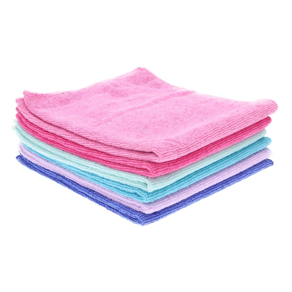 Sorbo Recycled Microfibre Tücher, 4er Pack - Aus Recycelten PET-Flaschen, 35x35 Cm, Chemiefrei Reinigen