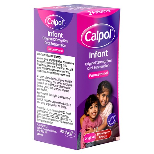 Calpol Infant Oral Suspension Strawberry 2+ Months