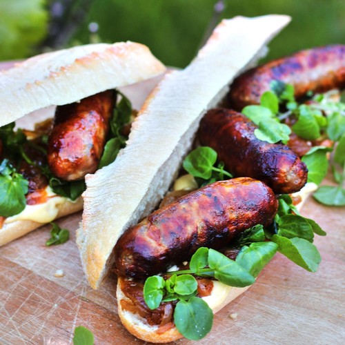 The Jolly Hog Pork & Caramelised Onion Sausages
