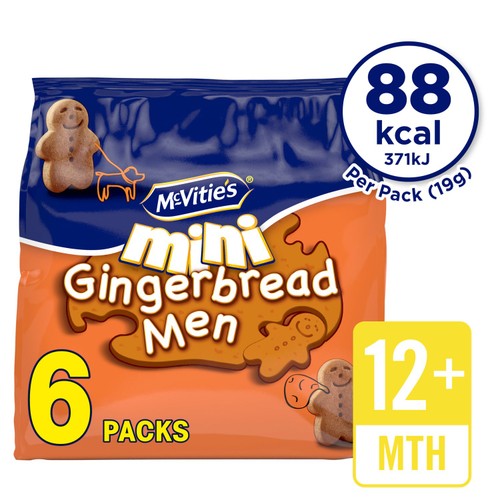 McVitie's Mini Gingerbread Men Biscuits Multipack