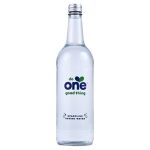 One Water Sparkling Glass Bottle