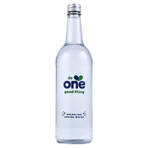 One Water Sparkling Glass Bottle