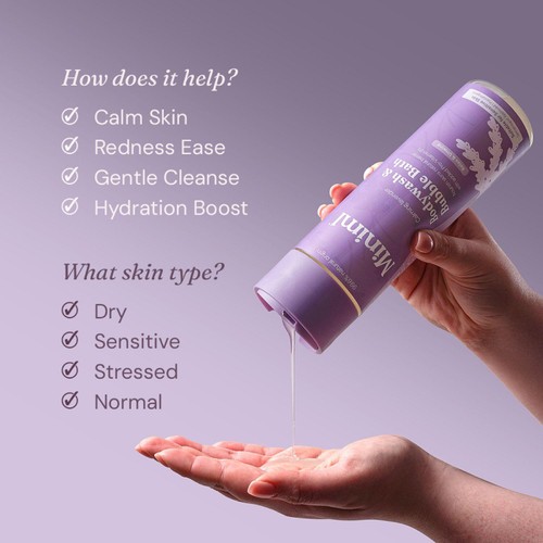 Miniml Body Wash & Bubble Bath Calming Lavender