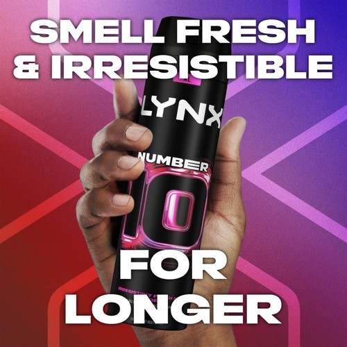 Lynx Men Number 10 48h Antiperspirant Deodorant Aerosol 