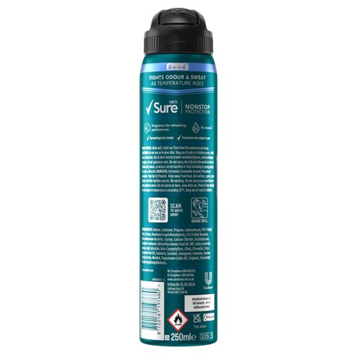 Sure Men 72hr Nonstop Protection Invisible Ice Antiperspirant Deodorant