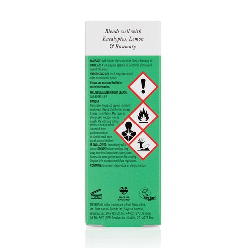 Tisserand Tea Tree Organic Pure Essential Oil