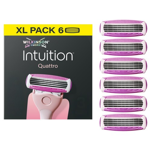 Wilkinson Sword Intuition Quattro Women's Razor Blade Refills