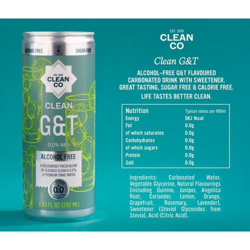 CleanCo G&T 0%