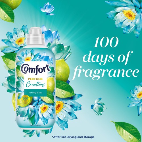 Comfort Perfume Creations Waterlily & Lime Fabric Conditioner 48 Washes