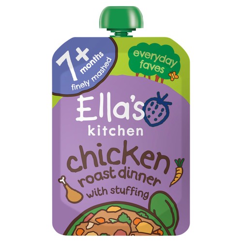Ella's Kitchen Chicken Roast Baby Food Pouch 7+ Months
