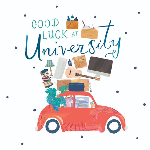 Good Luck At University Card