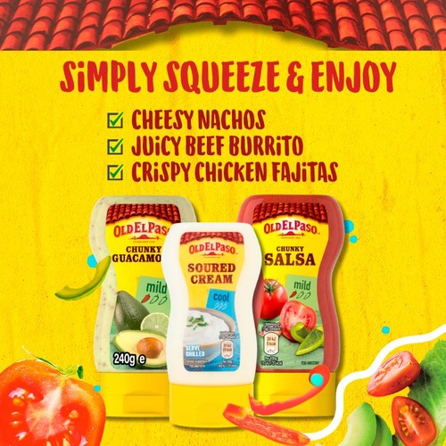 Old El Paso Squeezy Sour Cream