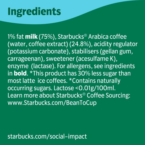 Starbucks Grande Skinny Latte Iced Coffee