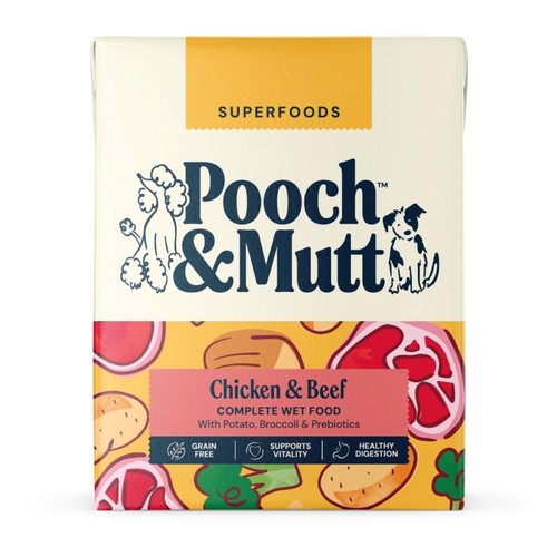 Pooch & Mutt Wet Dog Food Cartons Multipack