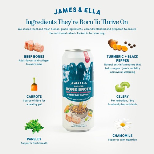 James & Ella Bone Broth Booster -  Beef