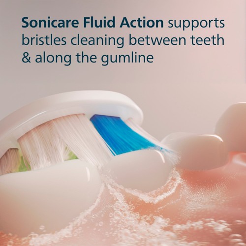 Philips Sonicare W2 Optimal White Brush Head, White, 2+1 Pack