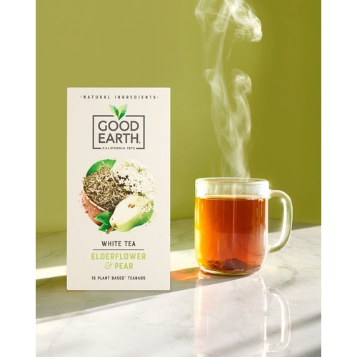 Good Earth Teabags White Tea Elderflower and Pear