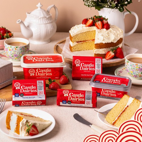 Castle Dairies Welsh Butter with Halen Mon's Sea Salt