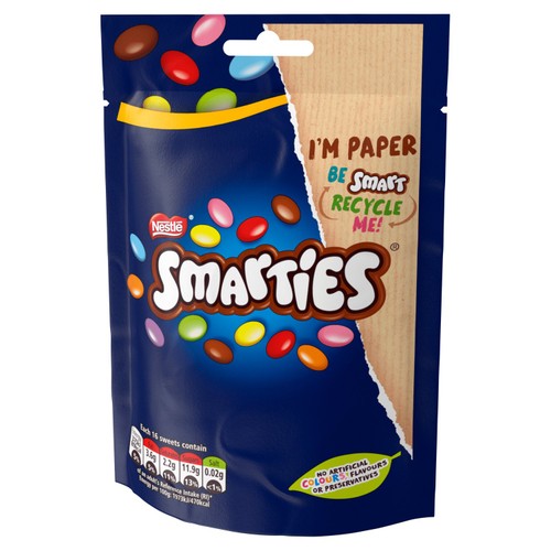 Smarties Milk Chocolate Sweets Sharing Bag