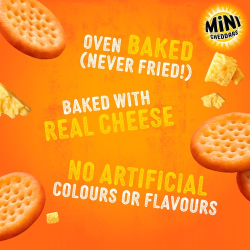 Jacob's Mini Cheddars Original Multipack Baked Snacks