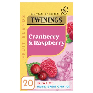 Twinings Cranberry & Raspberry Tea Bags 20 Pack 40g