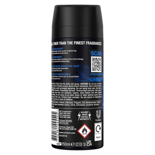 Lynx Fine Fragrance Collection Premium Deodorant Bodyspray Blue Lavender