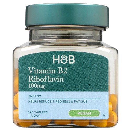 Holland & Barrett Vitamin B2 & Riboflavin 100mg
