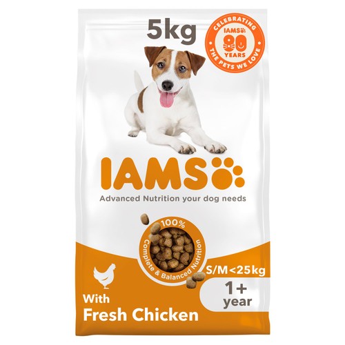 IAMS Advanced Nutrition Adult Dog Food  Small/Medium Breed With Chicken