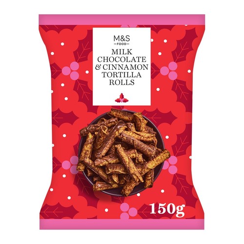 M&S Milk Chocolate Cinnamon Sugar Tortilla Rolls