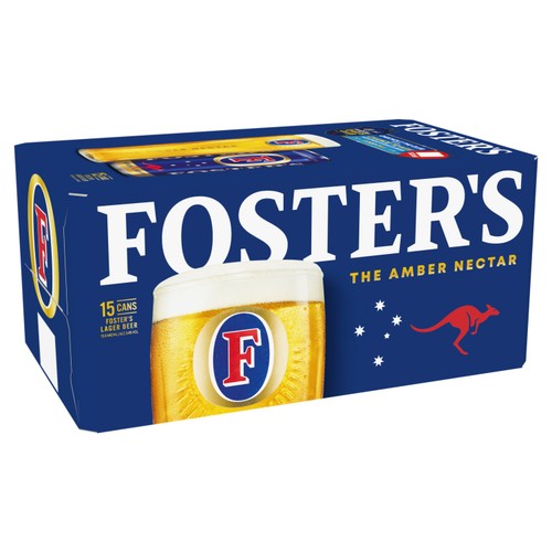 Foster's Lager Beer Cans