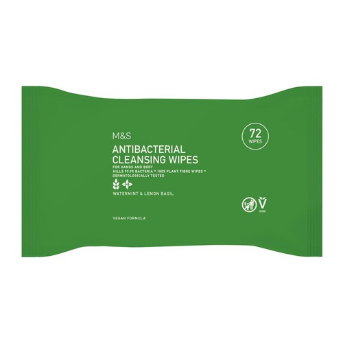 M&S Antibacterial Cleansing Wipes