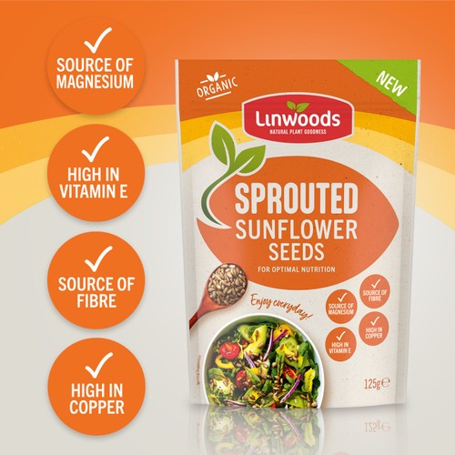 Linwoods Organic Sprouted Sunflower Seeds