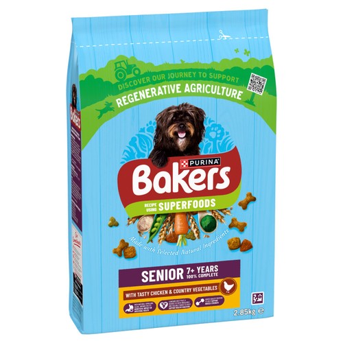 Bakers Senior Chicken with Vegetables Dry Dog Food 